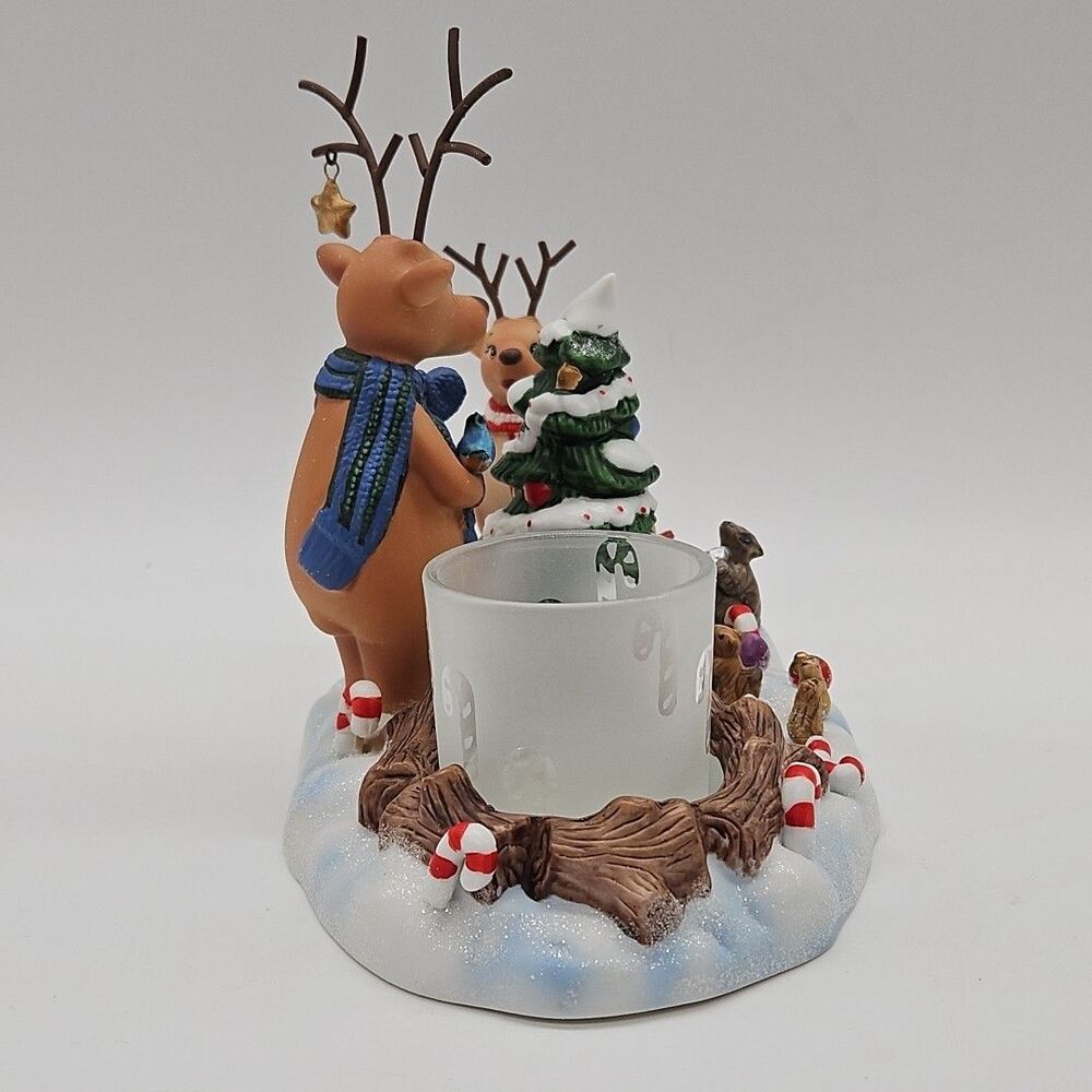 PARTYLITE REINDEER CHRISTMAS VOTIVE CANDLE HOLDER P8536 DECORATING XMAS TREE BOX - Picture 4 of 10